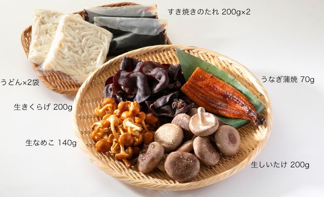 【D-711】共栄精密　淡海きのこ　じゅんじゅん鍋セット（オリジナルレシピ付き）よかもんパッケージ入り［高島屋選定品］