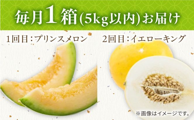 【2026年4月下旬〜発送】【4回定期便】訳あり メロン 4種 食べ比べ / プリンスメロン イエローキング タカミレッド タカミメロン / メロン めろん フルーツ 果物 / 南島原市 / 南島原果物屋[SCV046]