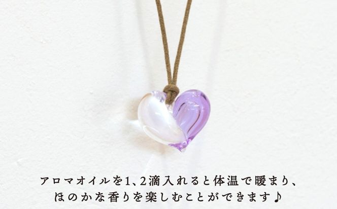 cocoro アロマ ペンダント ロウビキ コットン 紐 《糸島》【タビノキセキ】[ADB009] アクセサリー アロマ ペンダント ガラス ハンドメイド クラフト