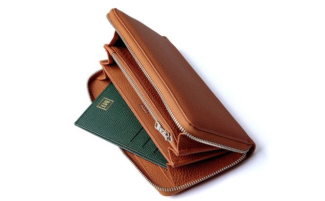 豊岡財布 ウォレットイン カードホルダー ドイツ製本革使用 ジーンブルー ZCD02 / カードケース  革 革小物 コンパクト 長財布に収まる  シンプル デザイン 無地 マスミ鞄嚢