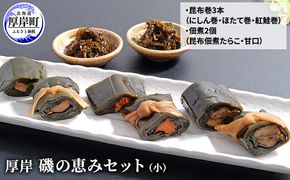 厚岸磯の恵みセット（小） 北海道 昆布  佃煮 加工品 こんぶ 魚介類 