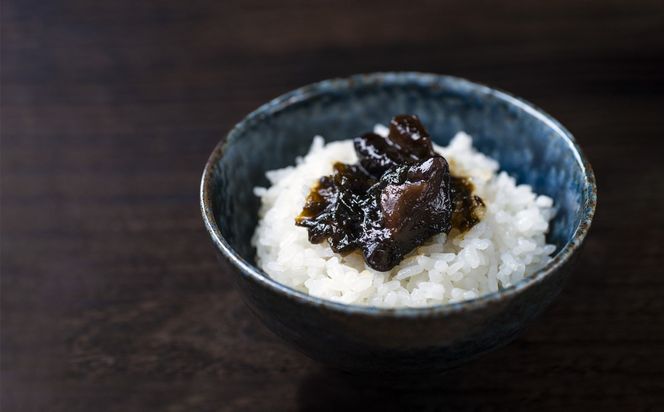 四日市認定地場特産品【泗水十貨店（しすいじっかてん）】ゴロゴロ椎茸入りあおさのり佃煮（180ｇ×２瓶）手提げ袋付き
