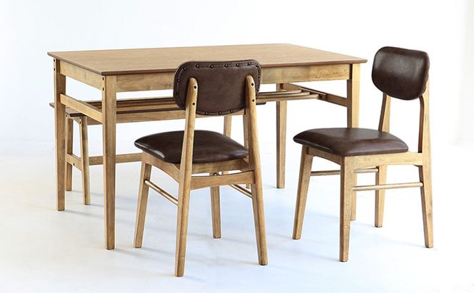 Rasic ダイニング4点セット 新生活 木製 インテリア おしゃれ 机 デスク 椅子 市場家具