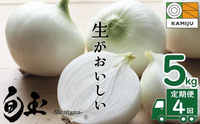 (2027年発送)【先行予約】新玉ねぎ 食べ比べ定期便 生がおいしい 神重農産のブランド玉ねぎ「旬玉」5㎏×4回 ブランド玉ねぎ 玉ねぎ 新玉ねぎ 国産 愛知県産 野菜 やさい 農家直送 畑直送 旬 たまねぎ 先行予約 旬 特産 高評価 高リピート 人気 H105-266