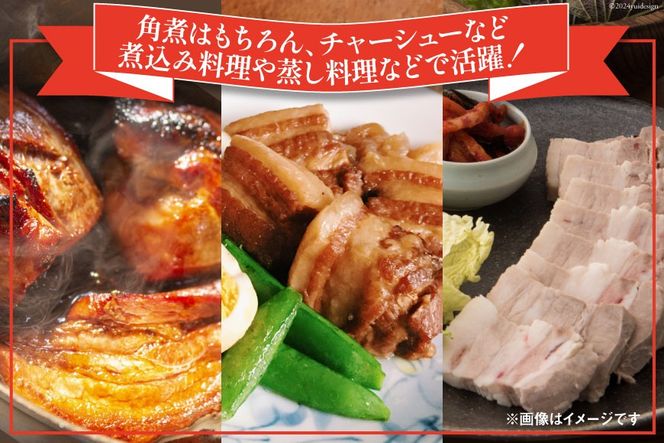 訳あり 豚肉 豚バラ ブロック 2kg 5～7p [甲斐精肉店 宮崎県 美郷町 31as0102] 小分け 不揃い 冷凍 真空パック 宮崎 バラ