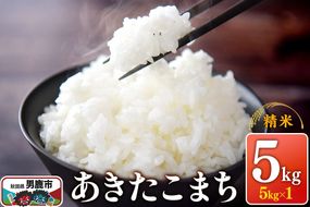 令和7年産 あきたこまち （精米）5kg（5kg×1袋）1回のみお届け スズキファーム|23_szf-010501