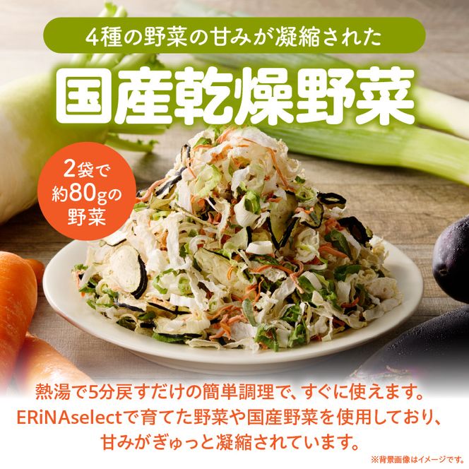 【数量限定】国産乾燥野菜ミックス80g(40g×2袋) ［175R02］ 数量限定 国産 乾燥 野菜 ミックス 80g × 2袋 乾燥野菜 カット不要 常温 保存食 非常食 凝縮 熱湯 味噌汁 炊き込みご飯 人参 ネギ ナス 大根 長期保存 野菜不足 具材 時短 スープの具 ヘルシー グルメ 食品 愛知県 小牧市 送料無料