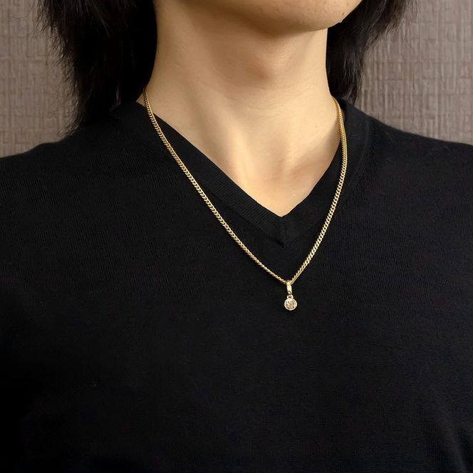 18金 ペンダントトップ k18 ダイヤモンド 1.0ct ネックレス チャーム 喜平 ゴールド ペンダント ダイヤ 一粒 イエローゴールドK18 18k 大ぶり 大きめ ブラウンダイヤモンド ジュエリー シンプル プレゼント 人気　241224201ym SWAA214