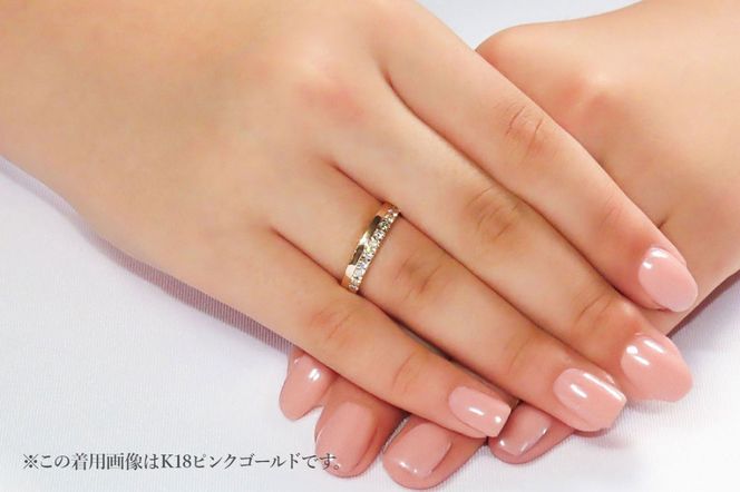 【選べる地金 PT(プラチナ)/K18イエローゴールド/K18ピンクゴールド】ダイヤモンドリング KT-1217  指輪 ダイヤモンド リング ジュエリー ダイヤ PT 18金 品質保証書付 山梨 富士吉田