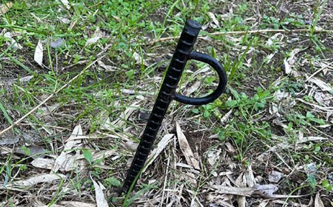 鍛造ペグ 45cm / キャンプ キャンプ用品 ペグ キャンプ場 アウトドア用品 / 南島原市 / 重光刃物鍛造工場[SEJ013]