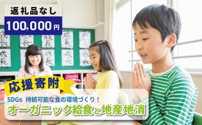 ON0055 【返礼品なし】SDGs持続可能な食の環境づくり！オーガニック給食と地産地消 推進応援寄附（大阪府泉佐野市）