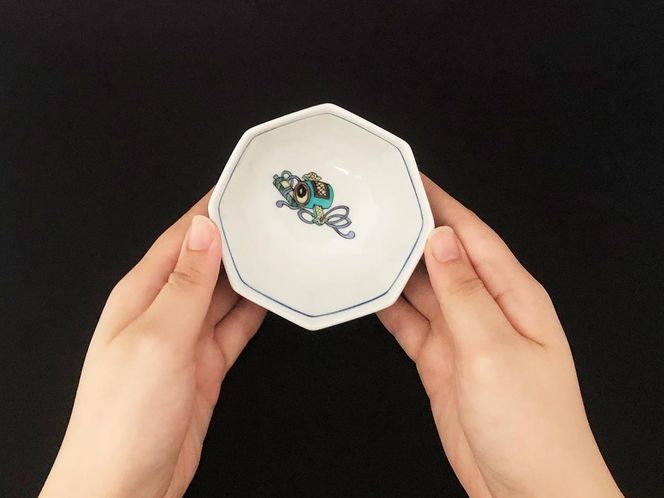 九谷焼　3.2号小鉢揃　古九谷風　 a01 食器 キッチン雑貨 キッチンアイテム 雑貨 小物 お皿 小皿 食卓 テーブルコーディネート 