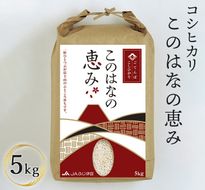 ごてんばこしひかり「このはなの恵み」5kg【お米　コシヒカリ】