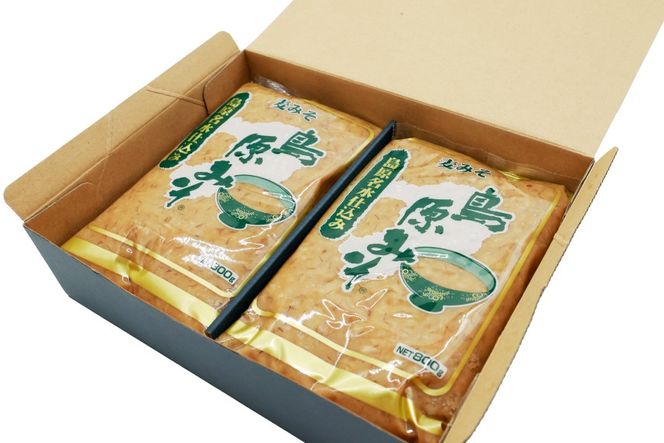 AJ472 島原名水仕込み 島原みそ(麦) 800g 2袋 [ みそ 味噌 ミソ 麦みそ 麦味噌 おいしい 島原みそ株式会社 長崎県 島原市]