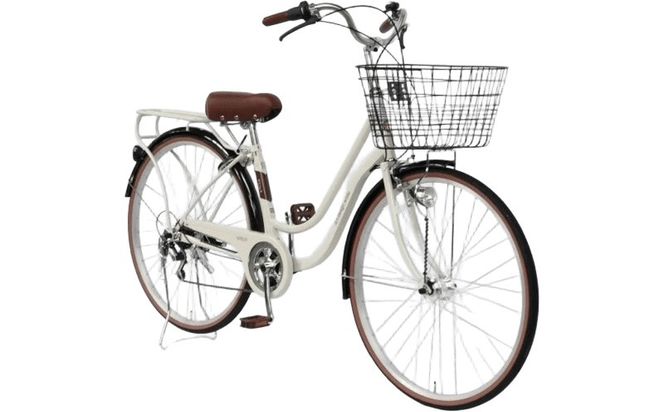 099X364-1 a.n.designworks/ STYLE KIX FAMILY276 ベージュ【27型 自転車 完成品 組み立て不要 アウトドア サイクリング じてんしゃ 通勤 通学 新生活】