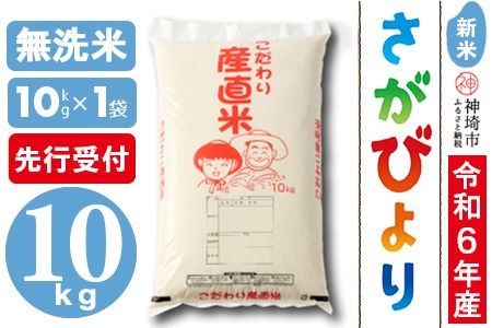 【令年6年産 新米先行受付】さがびより 無洗米 10kg【米 お米 コメ 無洗米 おいしい ランキング 人気 国産 ブランド お得 地元農家】(H061278)