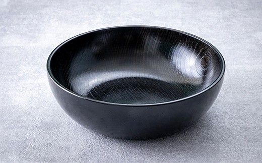 ボウル　黒摺　6.0 山中漆器 伝統工芸 工芸品 木製 漆塗 国産 日本製 F6P-3280