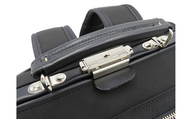 エビータダレスリュック(No.4999-01) ブラック / リュック ダレス式開閉 軽量 撥水 開口部が大きい 出し入れがしやすい リュックサック バッグ かばん カバン 鞄 日本製 木和田