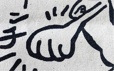 キャンパス 地 トート バッグ 「 猫 パンチ 」 《糸島》【のび工房】 【いとしまごころ】[ADZ003] エコバッグ 猫 三毛猫 ぶち猫 かわいい 糸島