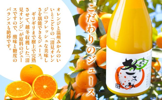 【先行予約】清見オレンジジュース720ml×3本入 ※離島への配送不可（2027年4月中旬より順次発送） IKTAC019
