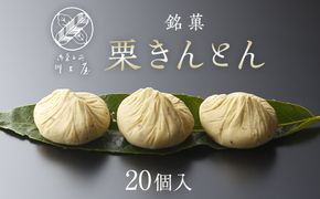 【10月お届け】 御菓子所 川上屋 栗きんとん （秋季限定）20個入り F4N-1701