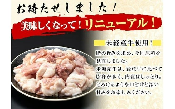 国産黒毛和牛ホルモン もつ鍋セット(2～3人前) p9-042