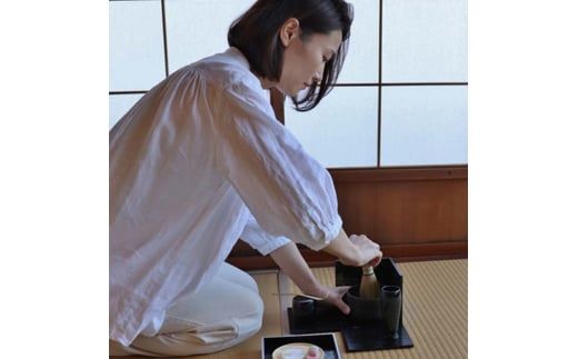 茶道具 お手前セット 喫茶箱 黒掻合 ブラック 松 SR-1166 お茶道具 一式 セット 木箱 茶椀 棗 菓子皿 茶杓 茶筅 茶筅筒 風呂敷 贈り物 ギフト F6P-0983