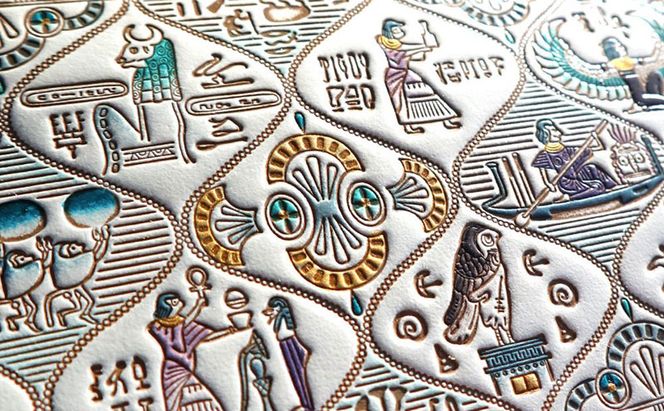 【文庫屋大関】マカロンポーチ エジプトNo.1【皮革工芸品】 ポーチ ミニポーチ 小物入れ アクセサリー入れ イヤホン入れ 収納 保管ケース 手のひらサイズ  本革 革 皮革 工芸品 工芸 雑貨 ギフト プレゼント 日本製 東京