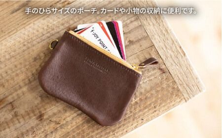 DURAM ファスナー ポーチ / SS カード ケース 小銭入れ 小物入れ 革 オシャレ 18009 《糸島》【Duram Factory】 ドゥラムファクトリー [AJE029]