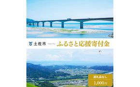 土佐市への寄付 (返礼品はありません) 高知県 土佐市 返礼品なし 1口 1000円  応援 寄付【土佐市役所】 [BQCD001]