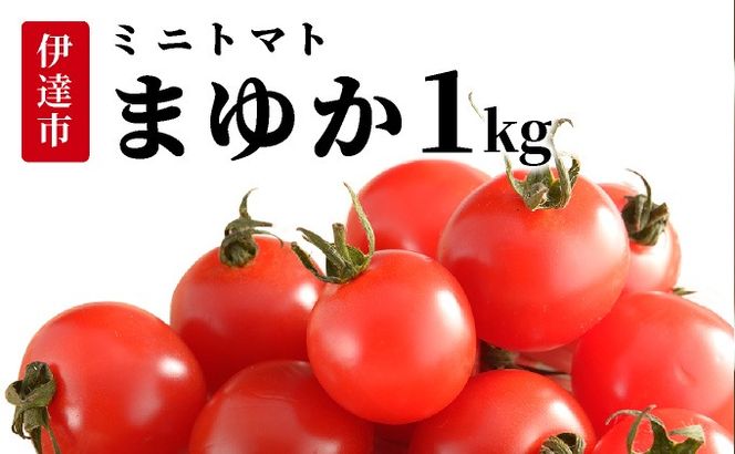 ＜先行予約＞北海道伊達産 ミニトマト まゆか 1kg【55250941】とまと 甘い 野菜 やさい 人気 新鮮 産地直送 農家直送 先行受付