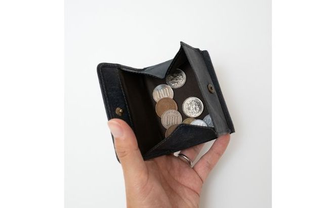 三つ折り財布 tino（ティノ）プエブロ ファッション小物 タンニン鞣し革 小銭入れ カード収納 プエブロレザー 経年変化 自然素材のみ ウォレット 