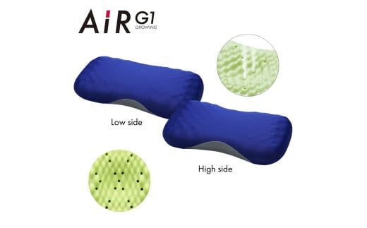 【nishikawa/西川】 AiR G1まくらfor Kids　ブルー【P386W1】