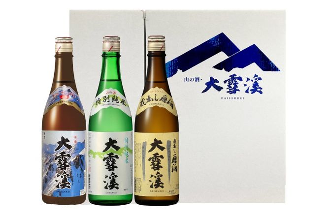 日本酒 飲み比べセット 大雪渓 安曇野 旨口トリオ 720ml 3本 セット [大雪渓酒造 長野県 池田町 48110826]  地酒 辛口 飲み比べ 長野 上撰 特別純米酒 純米酒 蔵出し原酒 酒 お酒 720 スッキリ