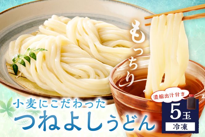 時短調理！モチモチうどん／京丹後つねよしの冷凍うどん 5玉入り（5食分） 濃縮出汁付き　ウドン 饂飩 冷凍 麺 麺類 食品 冷凍うどん つるつる　KI00028