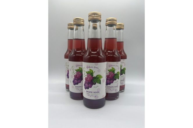 京丹後のぶどう炭酸ジュース（ソーダ） 小瓶6本入り（2025年9月下旬～発送）　SF00041