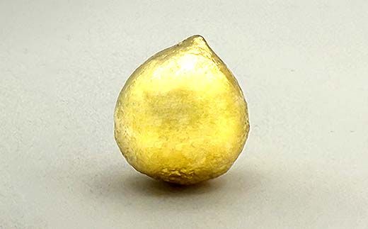 FYN5-046 西川町 工芸品 純金(K24) 西川町シンボル 栗 11.5g 純金 金金 金 24金 K24 K ゴールド 日本製 ハンドメイド 手作り 置物 オブジェ 貴金属 ジュエリー 贈答 贈り物 ギフト 記念日 誕生日 プレゼント X線分析検査証明書付 山形県 月山