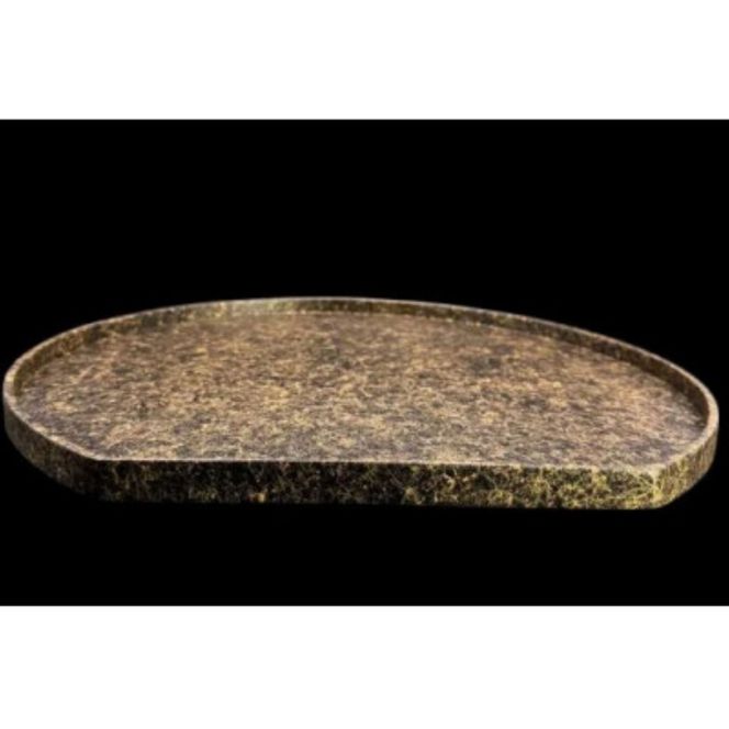 木製 半月トレイ 乱糸（マット仕上げ）漆黒［NF73］ 303446_CU90036VC04