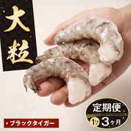 【定期便3ヶ月】大粒むきえび 1kg ブラックタイガー えび