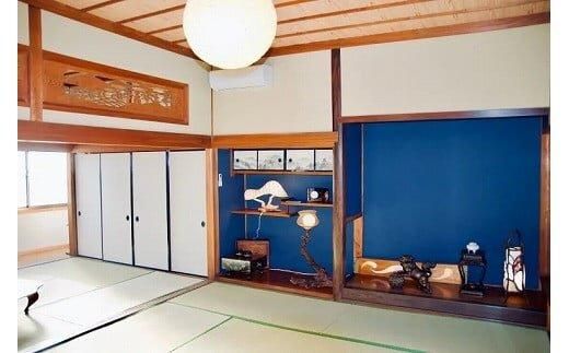 581.【１日１組限定】民泊　萬屋（よろずや）４名様宿泊券（ファミリー・グループ）『素泊り（食事なし）』 313726_BH001