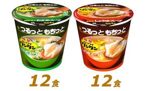 インスタント 明星 ノンフライ ワンタン スープ 2種 セット 24個 即席 ワンタンスープ わかめスープ 詰め合わせ インスタント食品 食品 保存食 防災 防災グッズ 