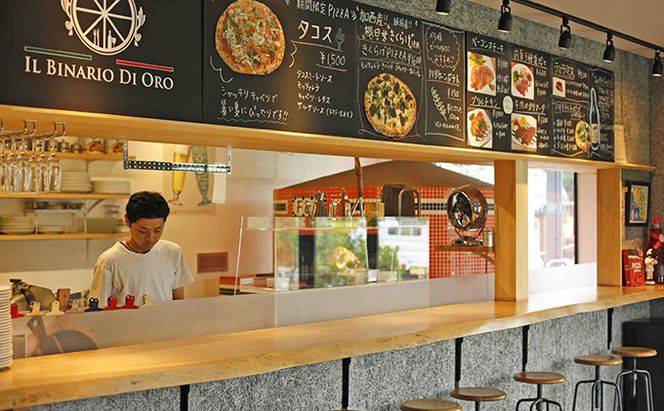 ピッツェリア IL BINARIO DI OROディナーペアチケット お食事券 ピザ イタリアン ナポリピッツァ 2名様分