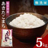 【数量限定】R7年産取手市産あきたこまち 無洗米5kg|お米 米 白米 茨城県 取手市（BS013）