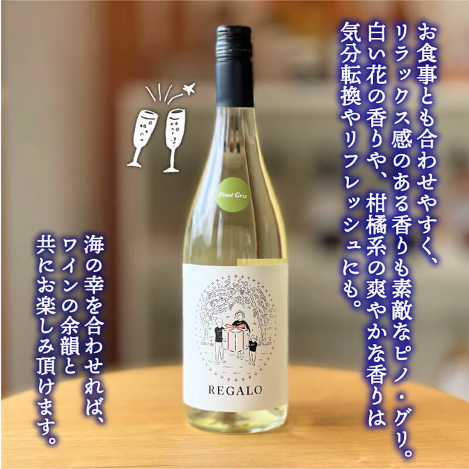 -大船渡で造るワイン- 赤白ワイン（メルロ / ピノ・グリ）2本セット 辛口 赤 白 750ml スリーピークスワイナリー  おつまみ ワイン ワインセット wine wainn ボルドー チーズ グラス 国産 大船渡  辛口ワインギフト 贈答品 贈り物 お土産 土産 手土産  [suripikusu012]