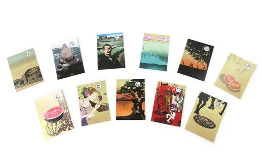 牛久郷土 かるた プレミアム版　( 絵札 ・読み札46枚,解説文)　[BI001us]