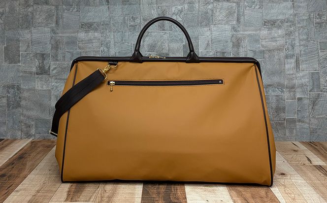 とにかく軽い！ダレスボストンL / キャメル / ボストンバッグ ダレスバック 約680g 大容量 合皮 お手入れ簡単 2泊3日程度 旅行 ゴルフバッグ かばんこみせ さくら咲くら