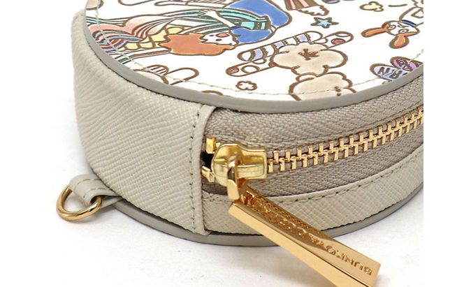 【文庫屋大関】マカロンポーチ 恋するもろこしガール【皮革工芸品】 ポーチ ミニポーチ 小物入れ アクセサリー入れ イヤホン入れ 収納 保管ケース 手のひらサイズ  本革 革 皮革 工芸品 工芸 雑貨 ギフト プレゼント 日本製 東京