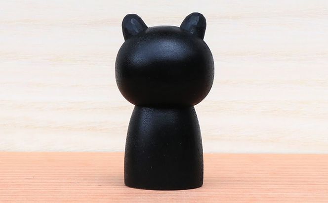 【うらにわあとりえ】にゃんこけし 1体 ねこ 猫 ネコ オリジナル 工芸品 手づくり 新感覚 アート 観光物産品 置き物 インテリア 