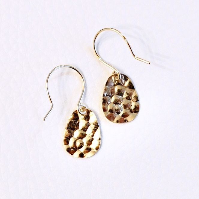 K18 イエローゴールド 地金 テクスチャー フック ピアス 保証書付 NO.464 SWAD041