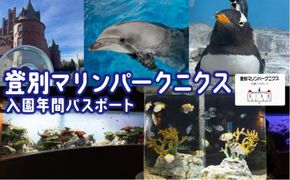 登別マリンパークニクス 入場券年間パスポート 大人・子ども 各1名 【 チケット 北海道 観光 旅行 体験 パーク 入場券 入園券 割引 北海道 水族館 動物園 イルカ アシカ ペンギン パレード】mr-0895_96